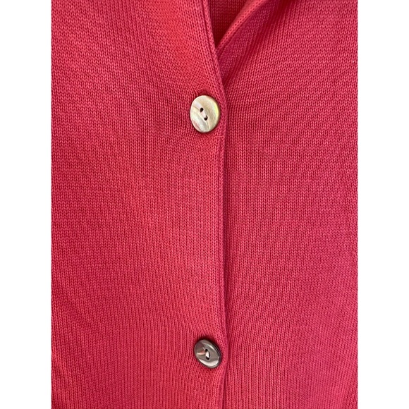 NWOT 2-Piece Salmon Knit Cardigan and Shirt Set XL - Picture 5 of 6
